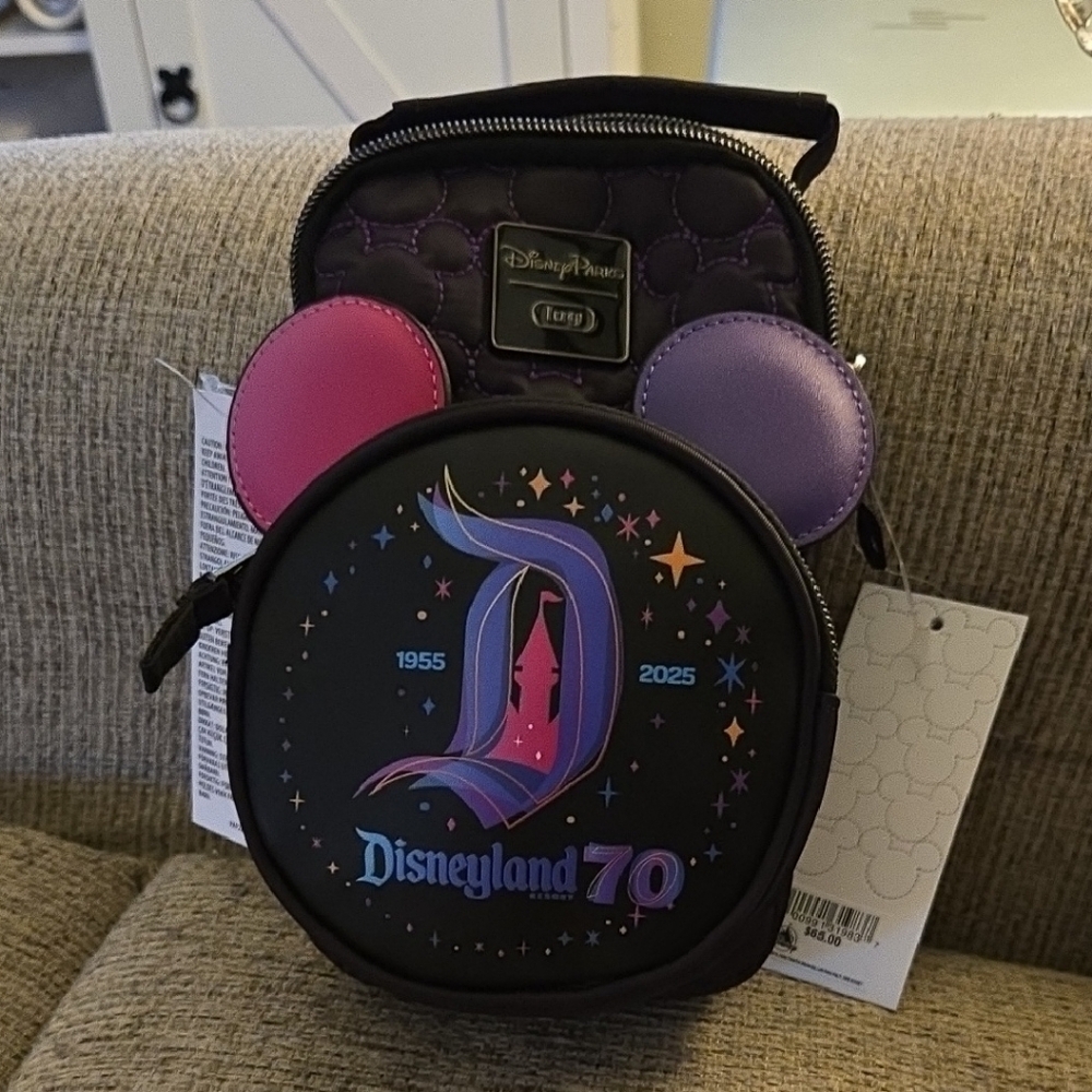 Disneyland 70th Anniversary Lug Crossbody Bag